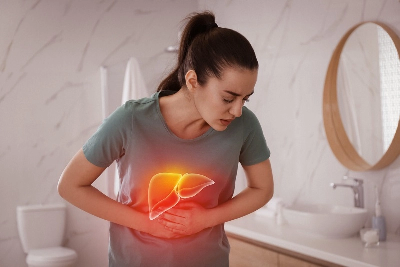 احساس سنگینی یا ناراحتی در سمت راست شکم